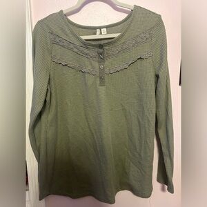 Cato sage green sweater